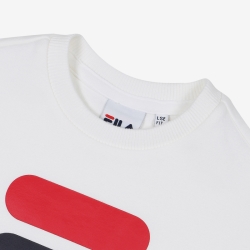 Fila Big F Logo One-on-one - Poikien T Paita - Valkoinen | FI-49963